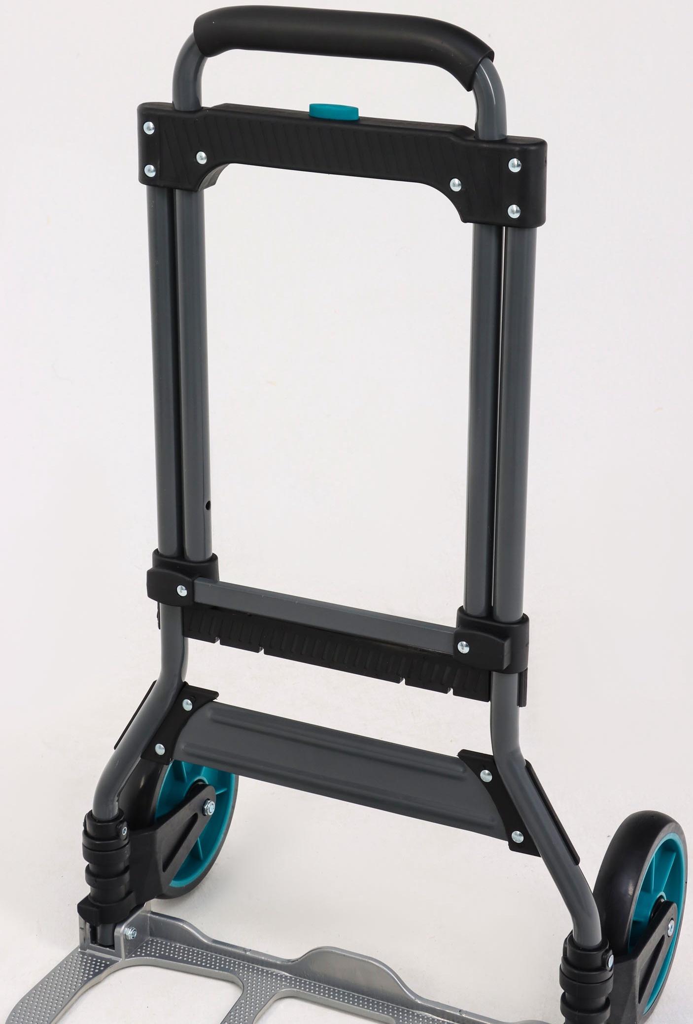 Тележка ручная хозяйственная, двухколёсная, нагрузка до 100 кг, складная, грузовая, Greengo