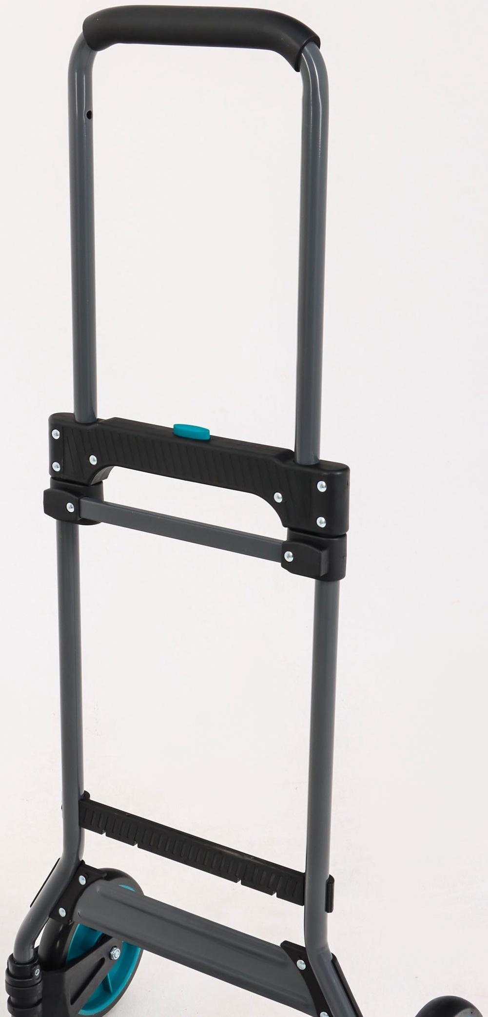 Тележка ручная хозяйственная, двухколёсная, нагрузка до 100 кг, складная, грузовая, Greengo