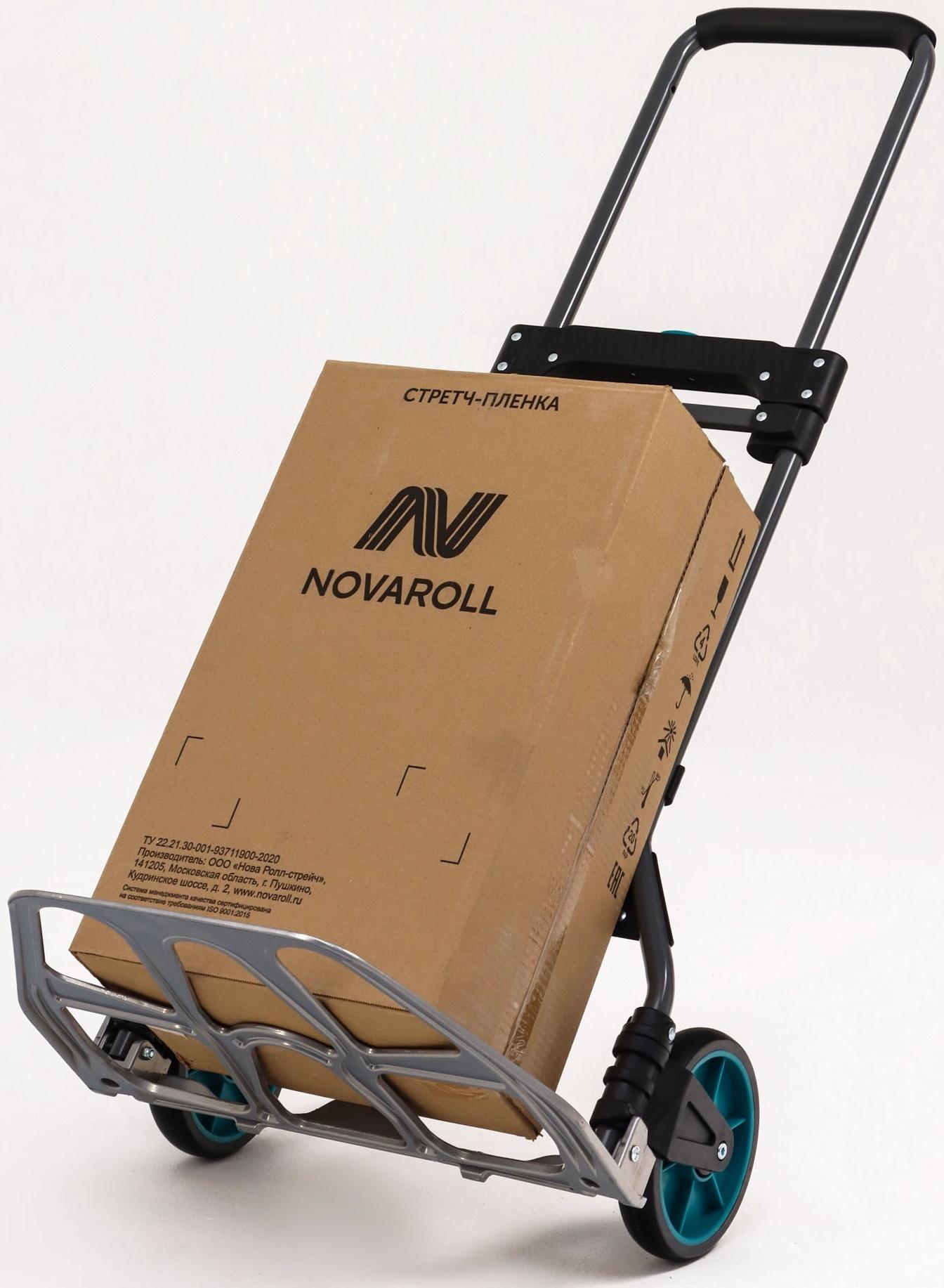 Тележка ручная хозяйственная, двухколёсная, нагрузка до 100 кг, складная, грузовая, Greengo