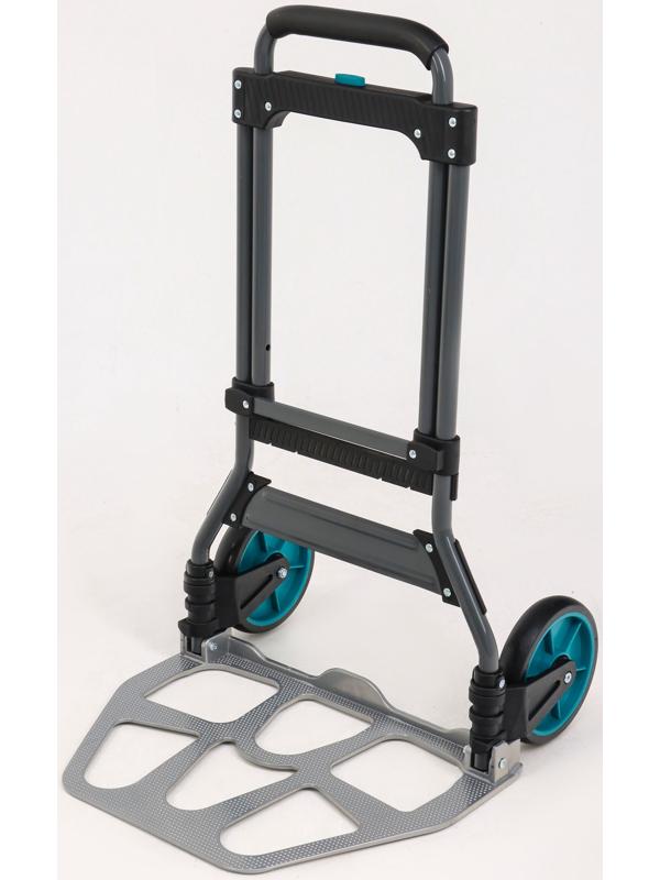 Тележка ручная хозяйственная, двухколёсная, нагрузка до 100 кг, складная, грузовая, Greengo