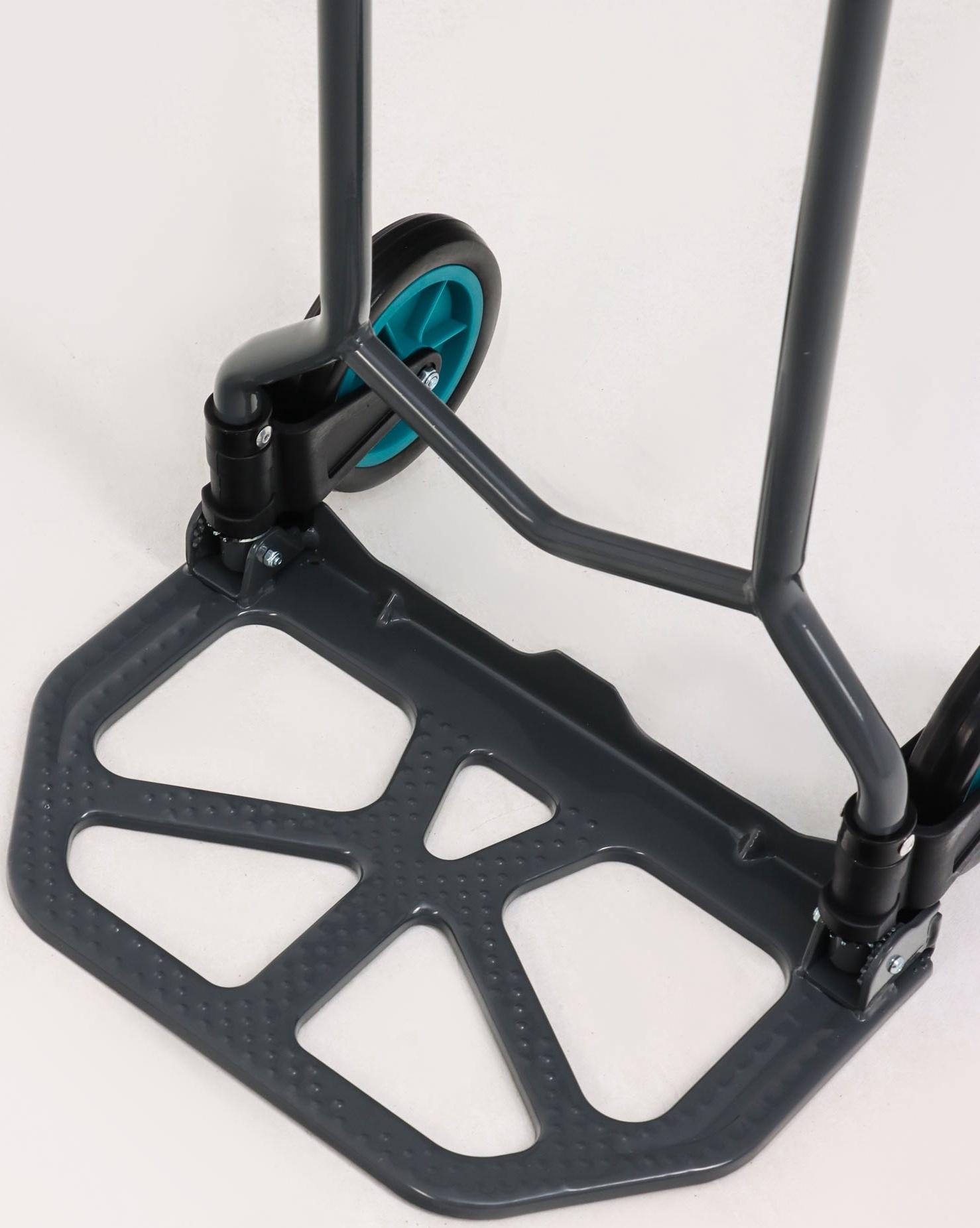 Тележка ручная хозяйственная, двухколёсная, нагрузка до 60 кг, складная, грузовая, Greengo