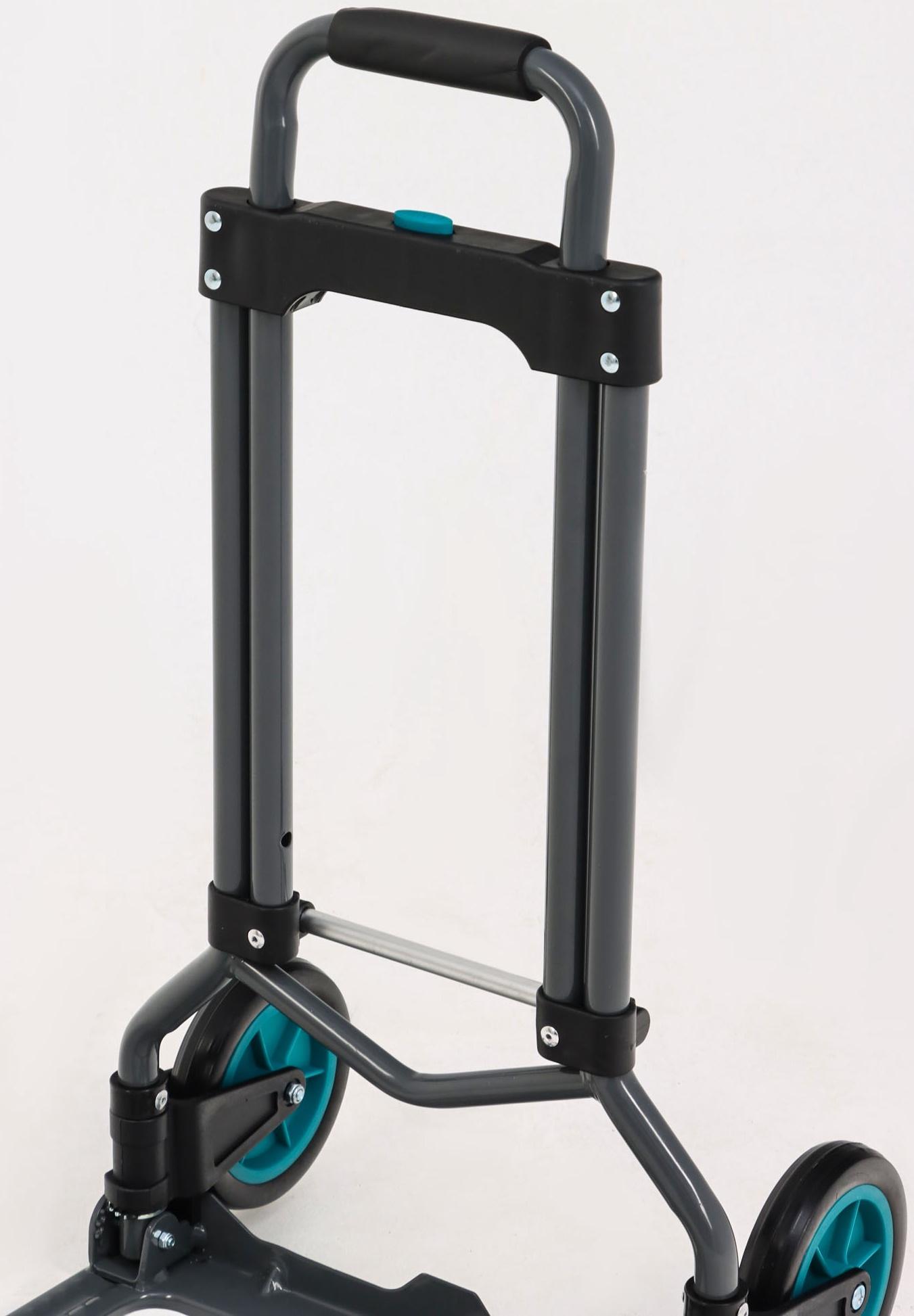 Тележка ручная хозяйственная, двухколёсная, нагрузка до 60 кг, складная, грузовая, Greengo