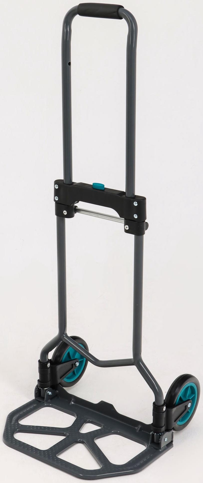 Тележка ручная хозяйственная, двухколёсная, нагрузка до 60 кг, складная, грузовая, Greengo