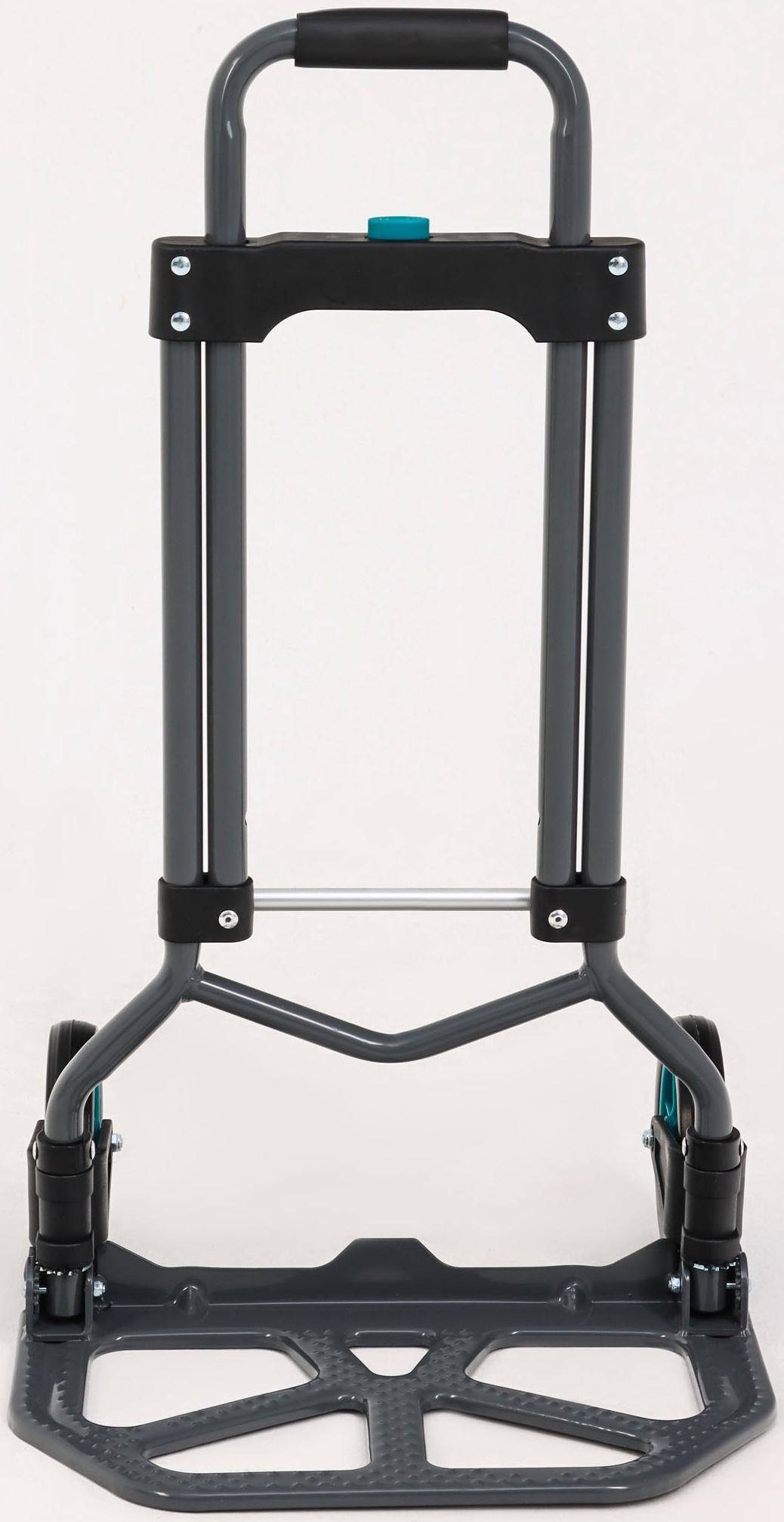 Тележка ручная хозяйственная, двухколёсная, нагрузка до 60 кг, складная, грузовая, Greengo