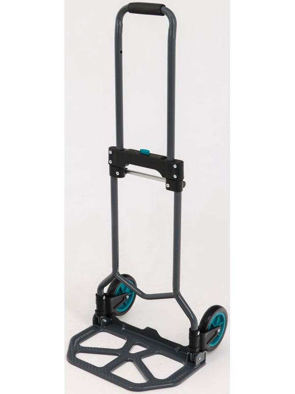 Тележка ручная хозяйственная, двухколёсная, нагрузка до 60 кг, складная, грузовая, Greengo