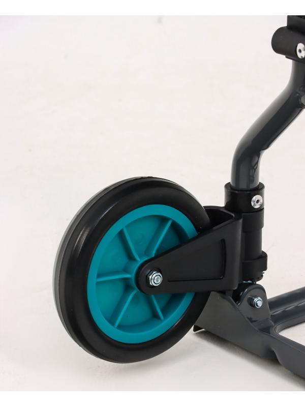 Тележка ручная хозяйственная, двухколёсная, нагрузка до 60 кг, складная, грузовая, Greengo