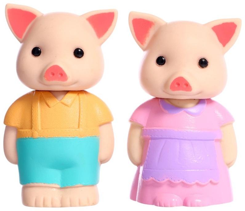 Питомцы - сюрприз «Зверята. Семья», 2 игрушки, МИКС