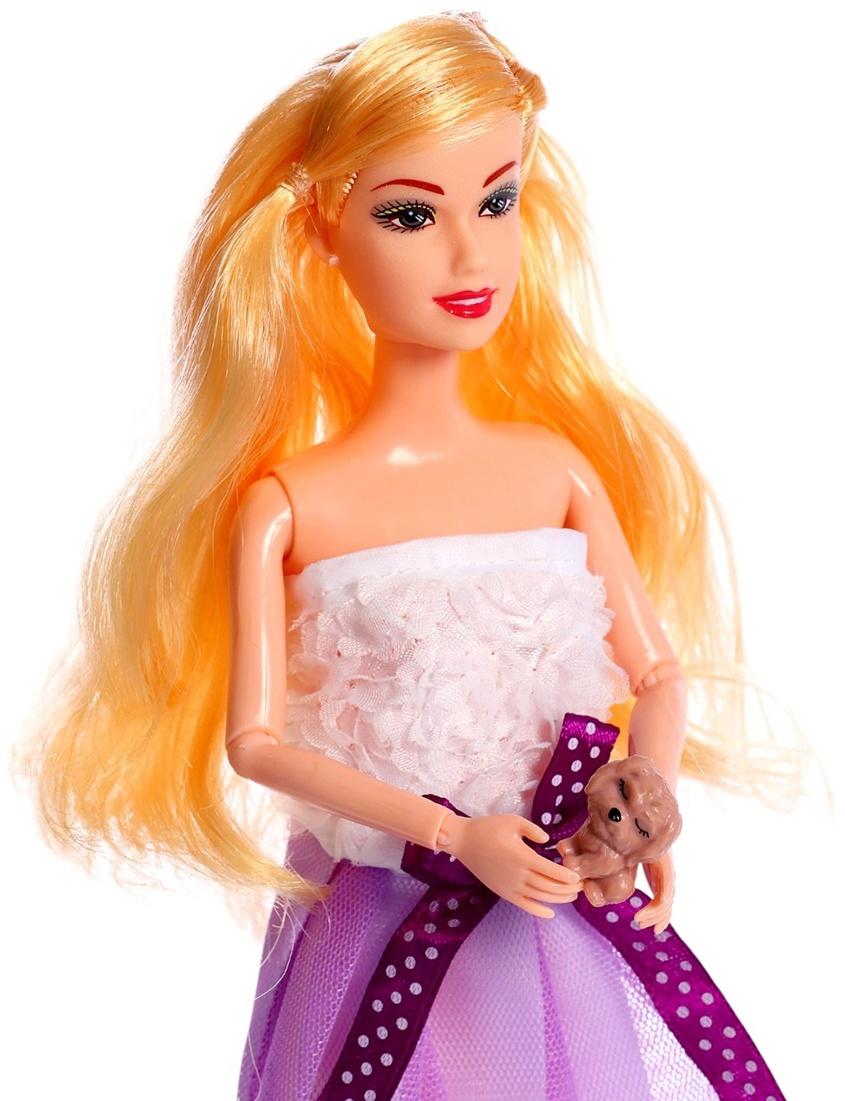 Кукла - модель шарнирная «Прогулка со щеночками», с аксессуарами