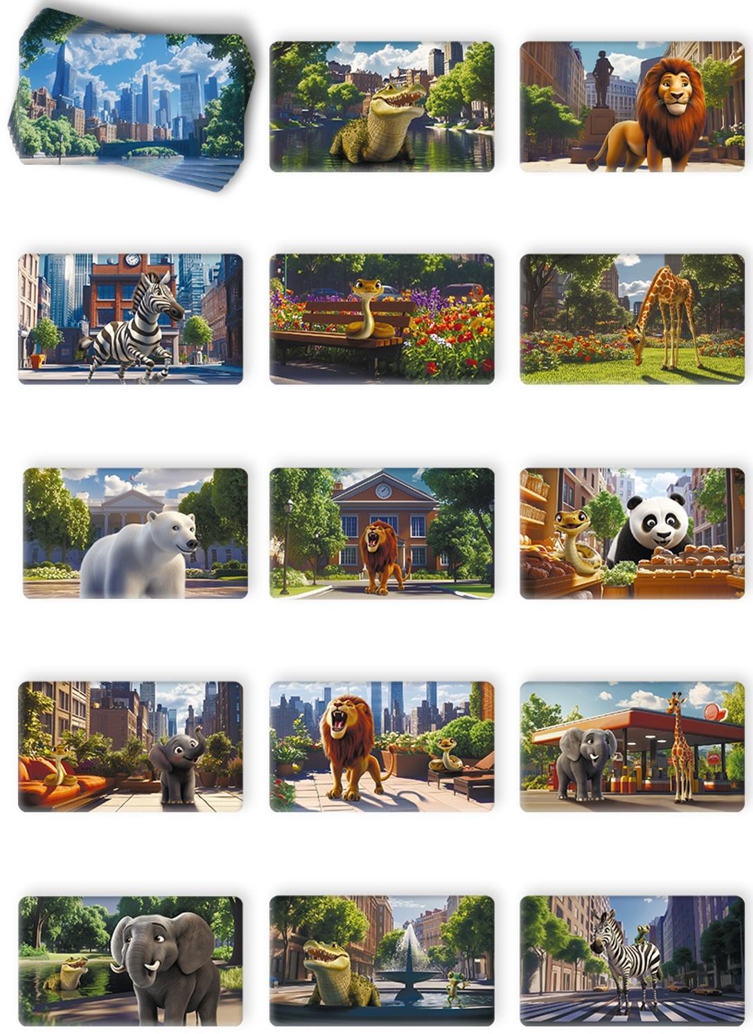 Настольная игра на счёт «Переполох в зоопарке», 49 карт, 8+