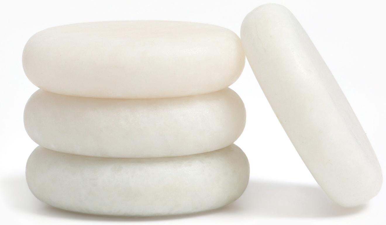 Камни для СПА 6*8 белый  4 шт