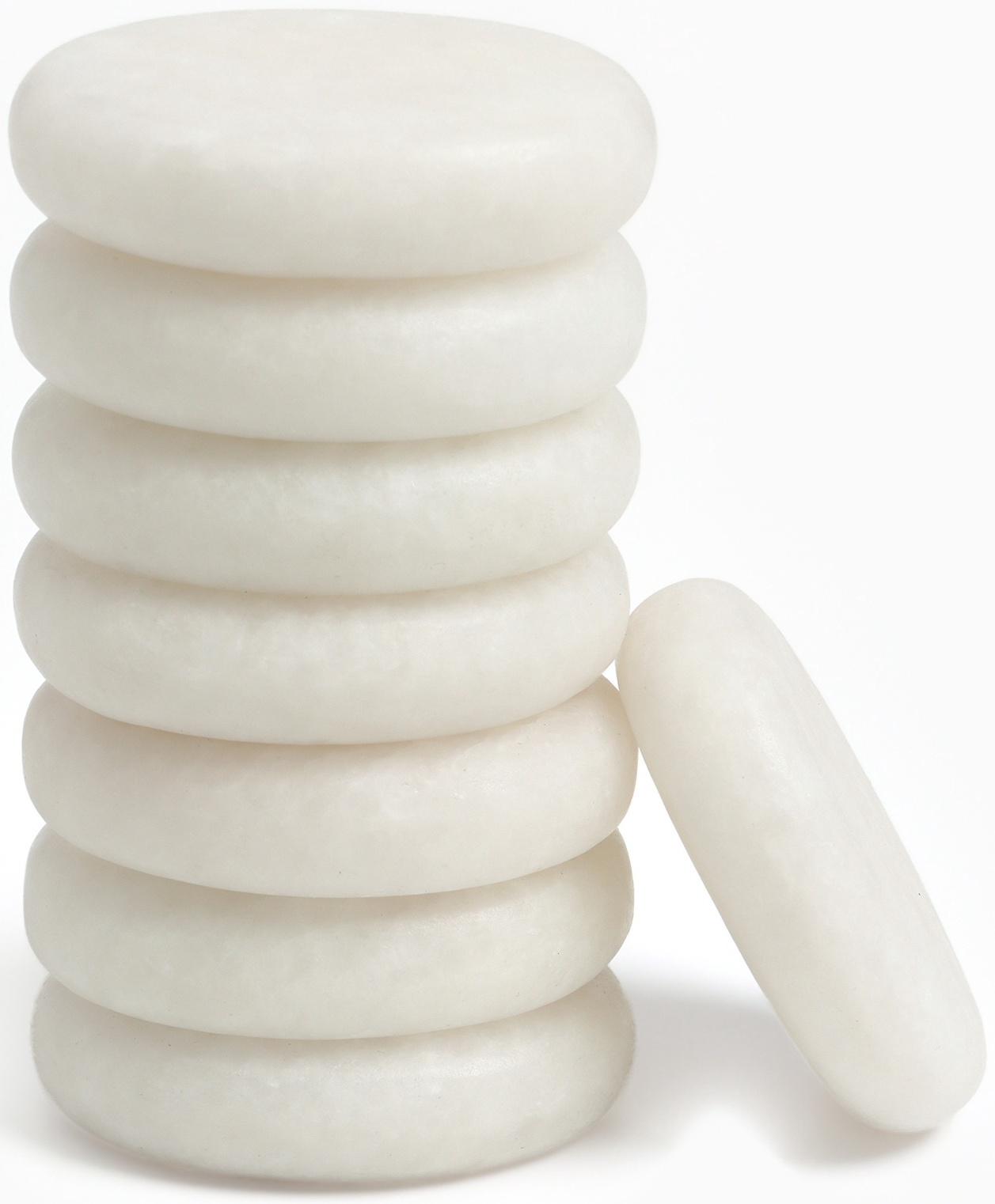 Камни для СПА 6*8 белый  8 шт