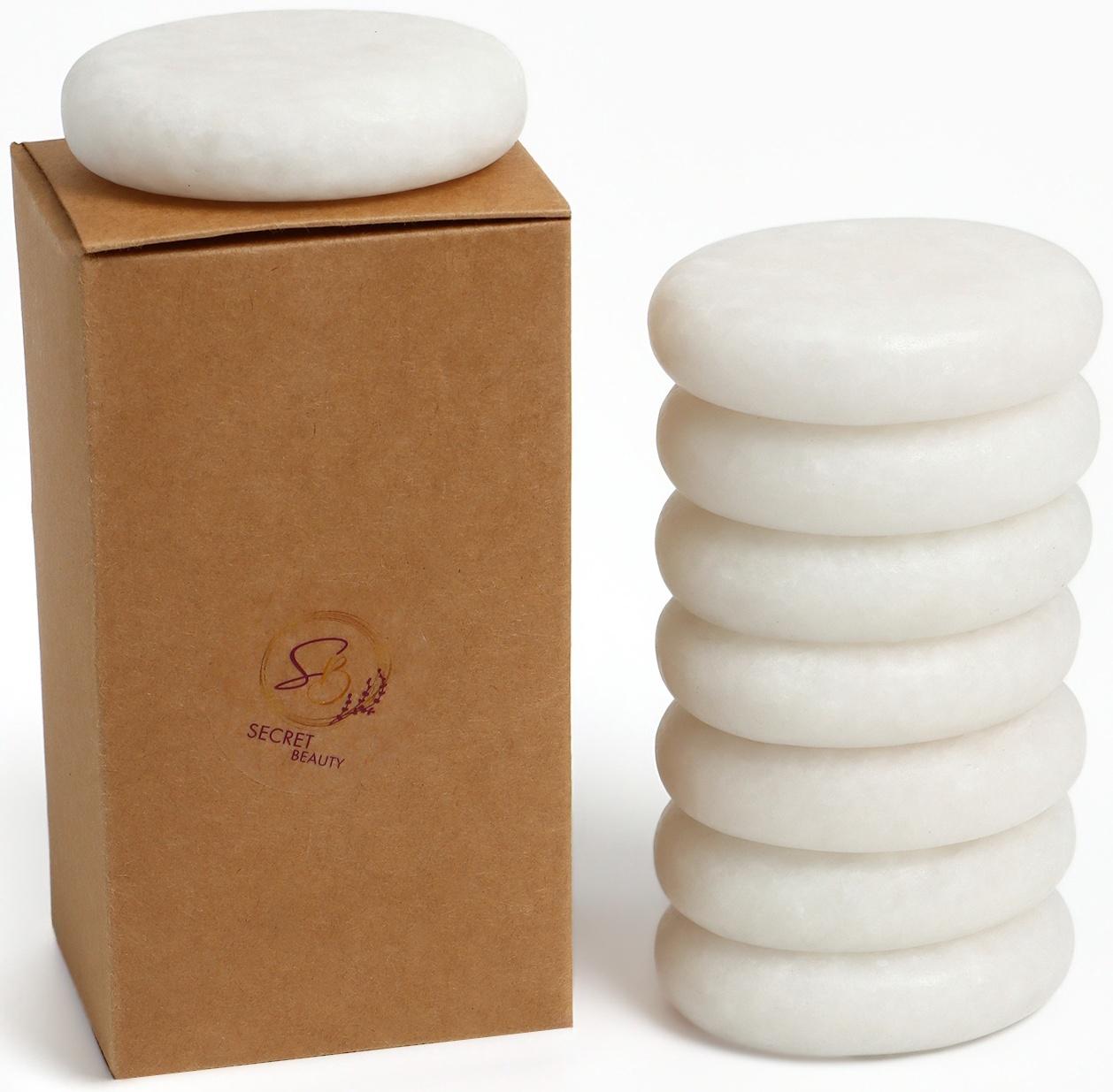 Камни для СПА 6*8 белый  8 шт