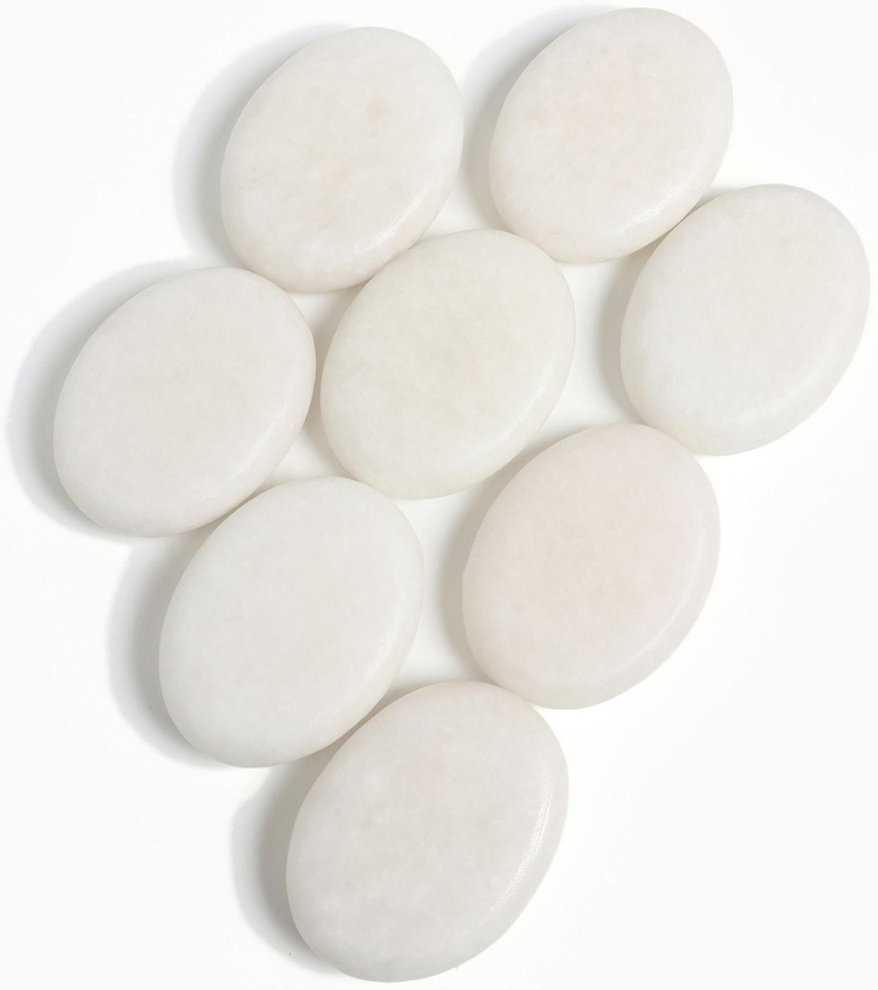 Камни для СПА 6*8 белый  8 шт