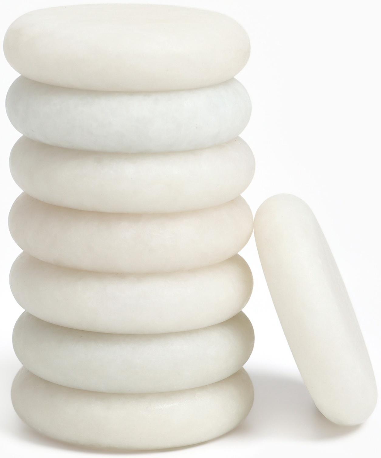 Камни для СПА 8*8 белый  8 шт