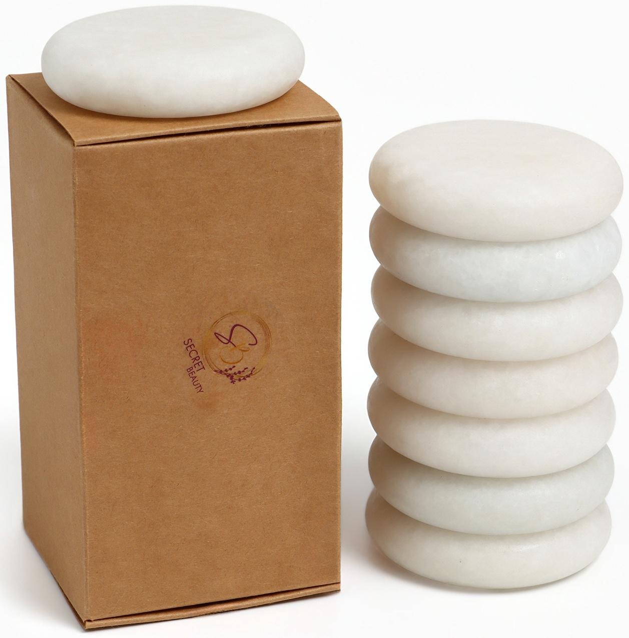 Камни для СПА 8*8 белый  8 шт