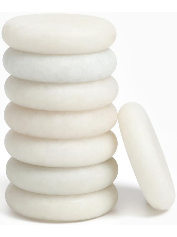 Камни для СПА 8*8 белый  8 шт