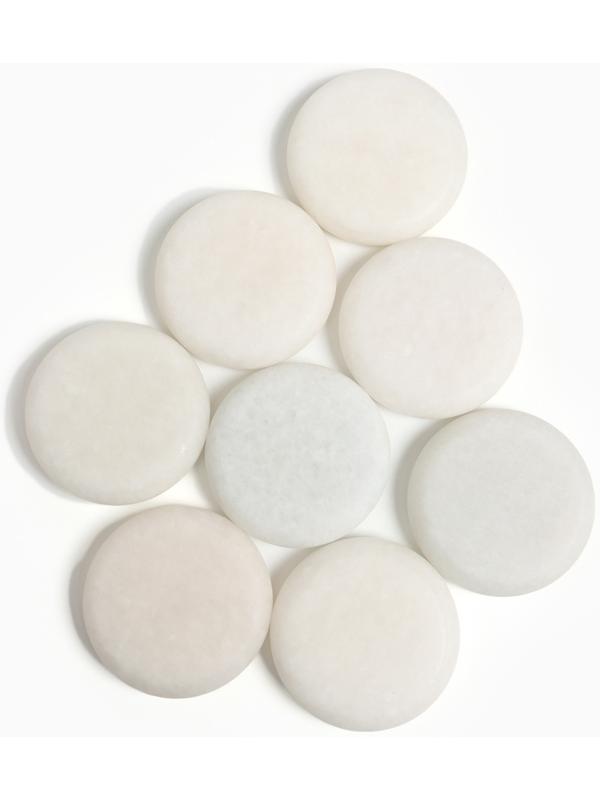 Камни для СПА 8*8 белый  8 шт