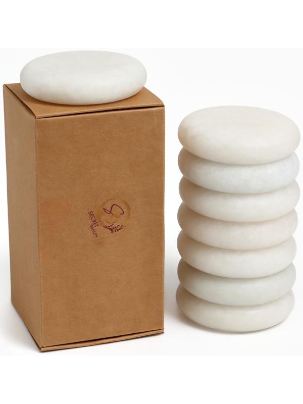 Камни для СПА 8*8 белый  8 шт