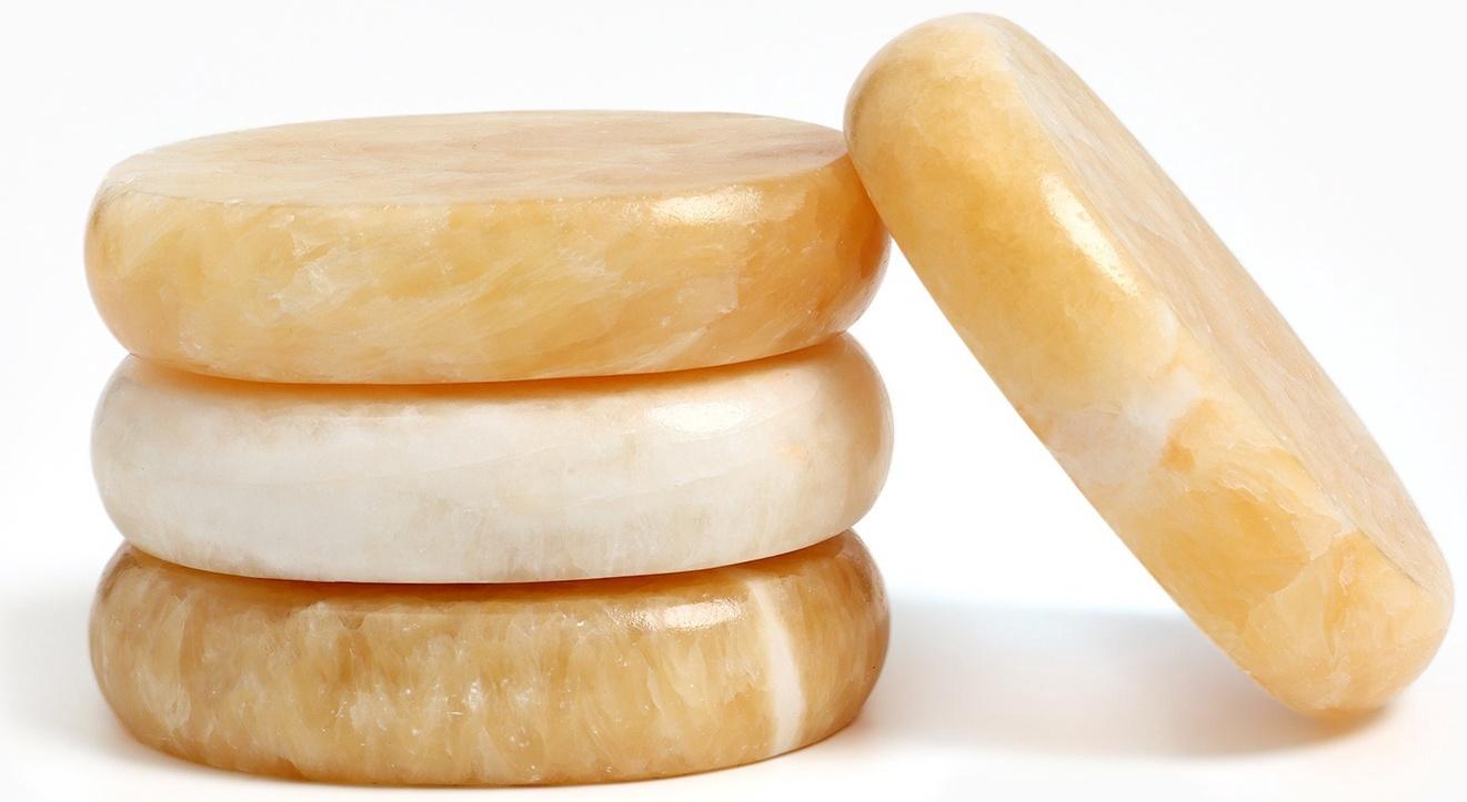 Камни для СПА 6*8 оливковый 4 шт