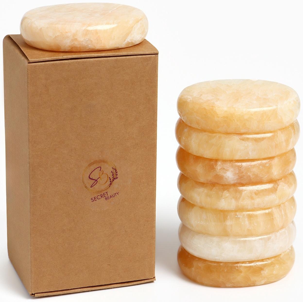 Камни для СПА 6*8 оливковый 8 шт