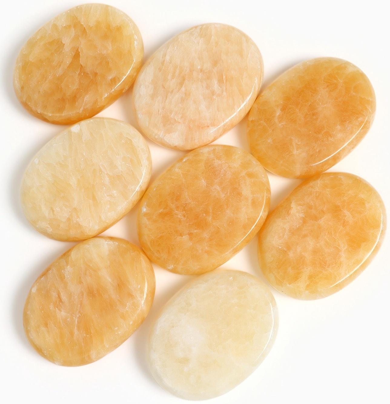 Камни для СПА 6*8 оливковый 8 шт