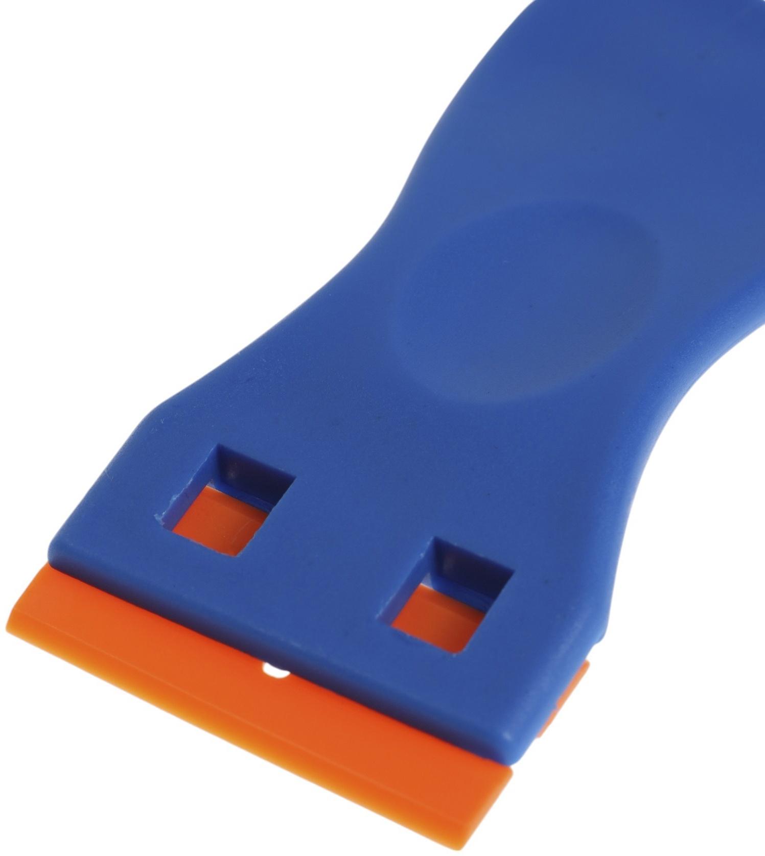 Скребок ТУНДРА, лезвие пластик, 40 мм