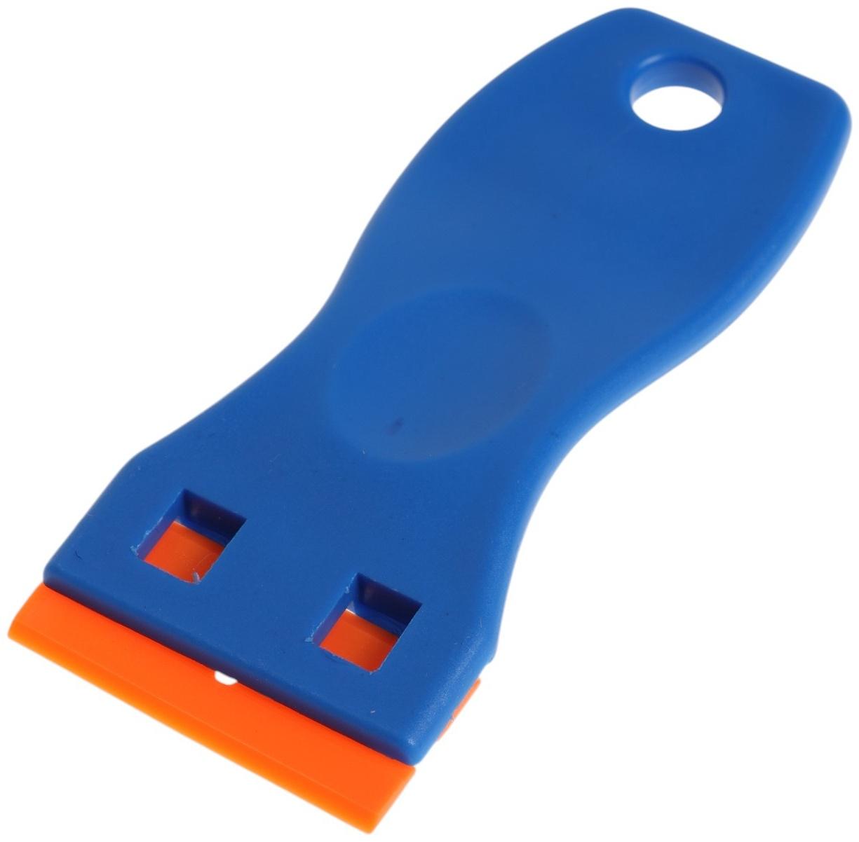 Скребок ТУНДРА, лезвие пластик, 40 мм