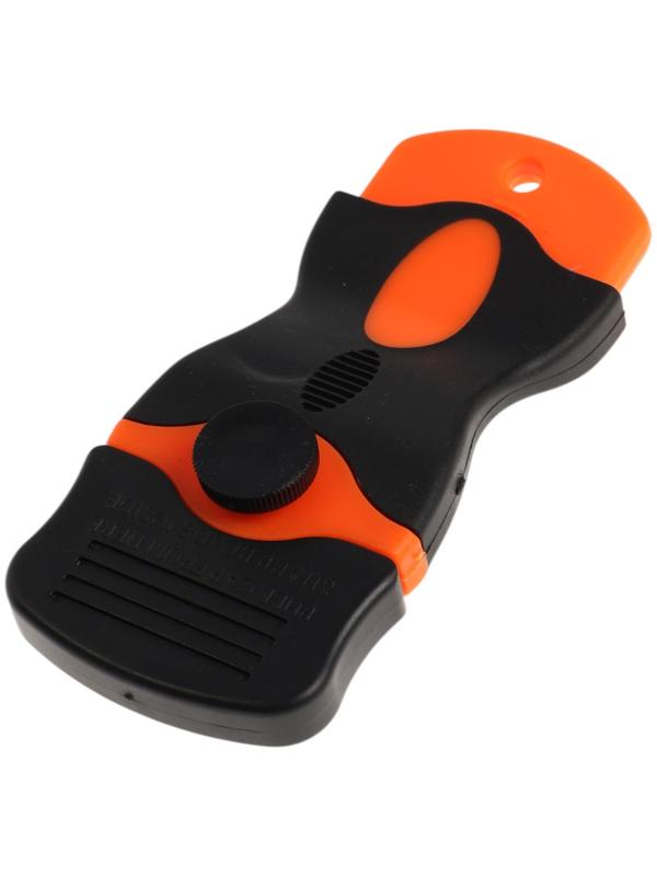 Скребок ТУНДРА, обрезиненная рукоятка, лезвие из нержавеющей стали, 40 мм