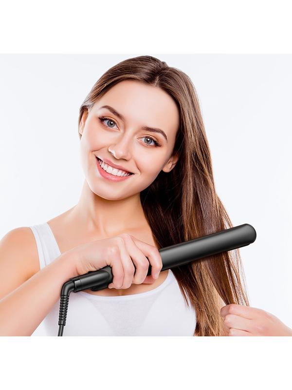 Выпрямитель для волос Hoco HP40, керамическое покрытие с турмалином, белый