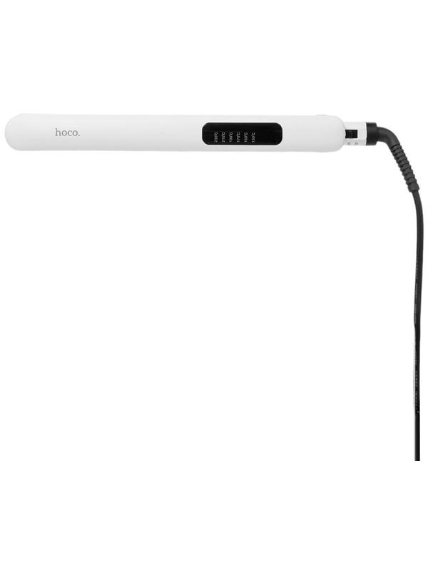 Выпрямитель для волос Hoco HP40, керамическое покрытие с турмалином, белый