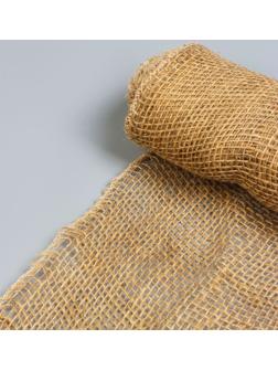 Лента из джута, 0.15×5 м, плотность 190 г/м², плетение 26×26 нитей