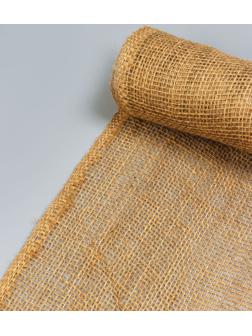 Джут натуральный, 1.1×5 м, плотность 190 г/м², плетение 26×26 нитей