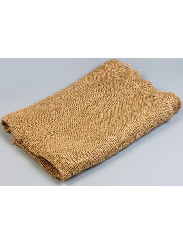 Джут натуральный, 1.1×5 м, плотность 190 г/м², плетение 26×26 нитей