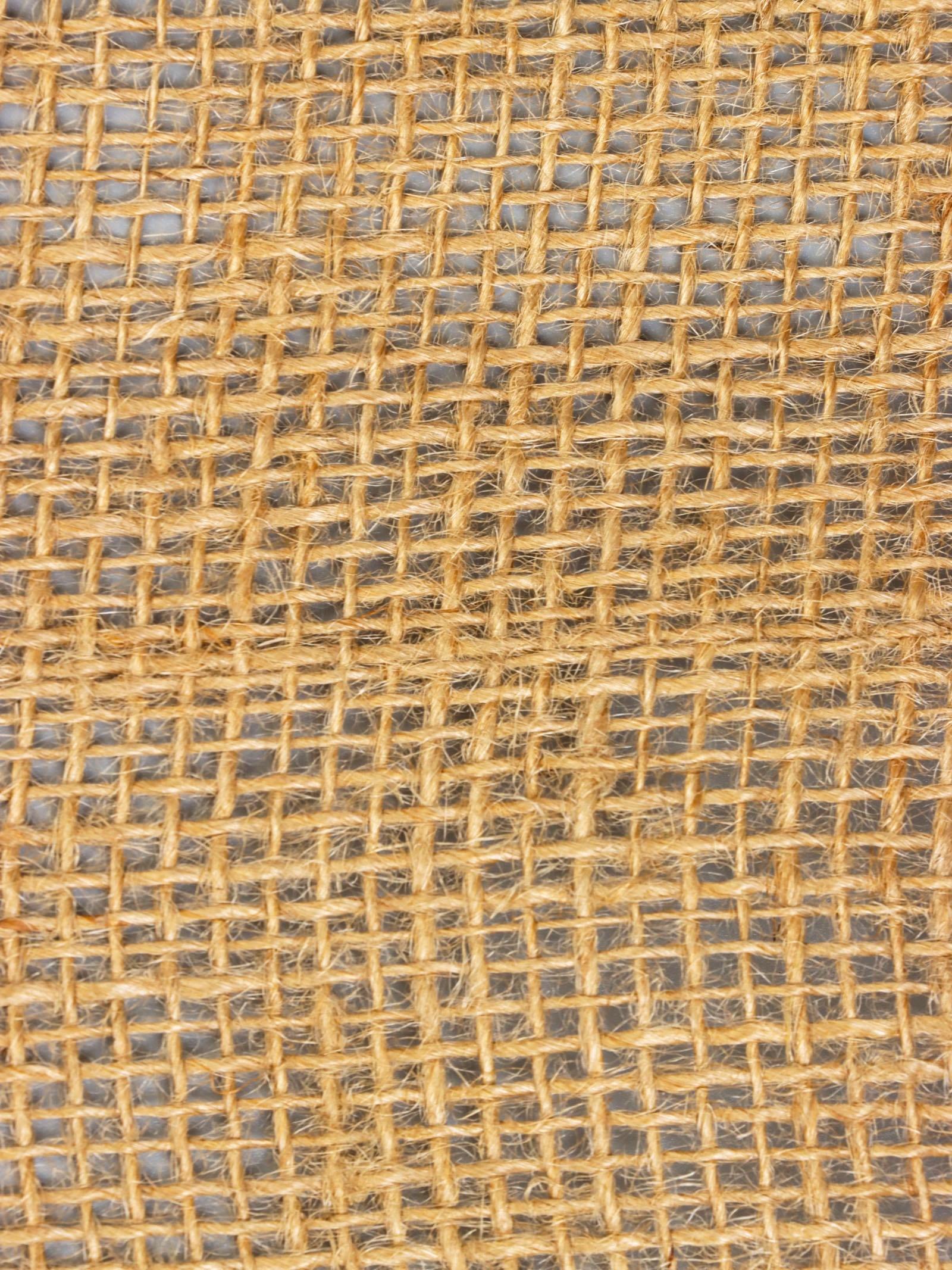 Джут натуральный, 1.1×10 м, плотность 190 г/м², плетение 26×26 нитей