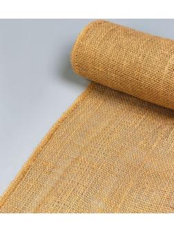 Джут натуральный, 1.1×10 м, плотность 190 г/м², плетение 26×26 нитей