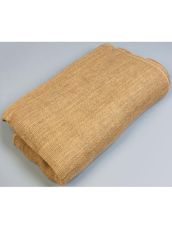 Джут натуральный, 1.1×10 м, плотность 190 г/м², плетение 26×26 нитей