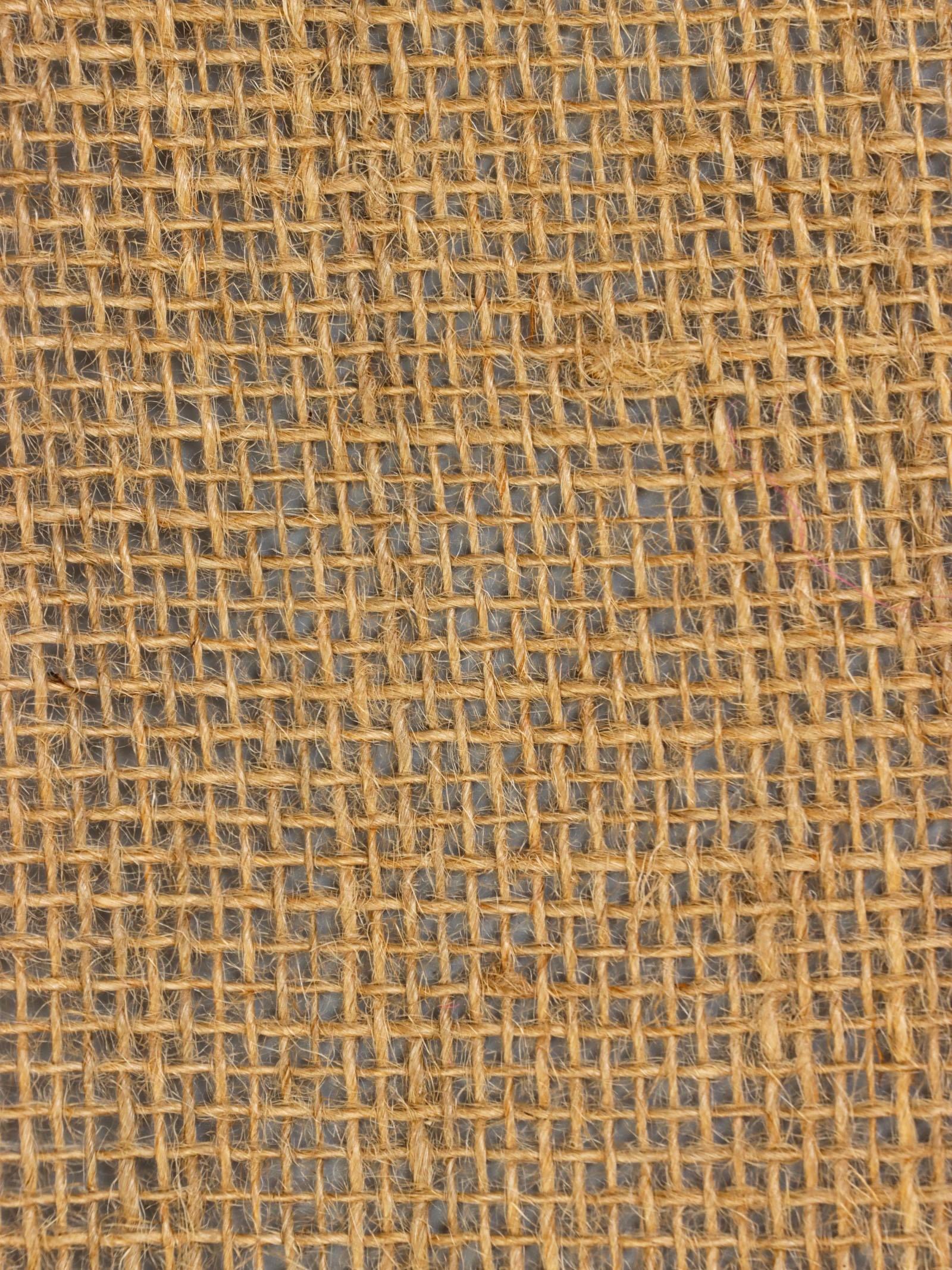 Джут натуральный, 1.1×5 м, плотность 260 г/м², плетение 35×30 нитей