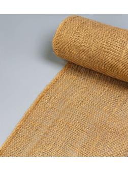 Джут натуральный, 1.1×10 м, плотность 260 г/м², плетение 35×30 нитей