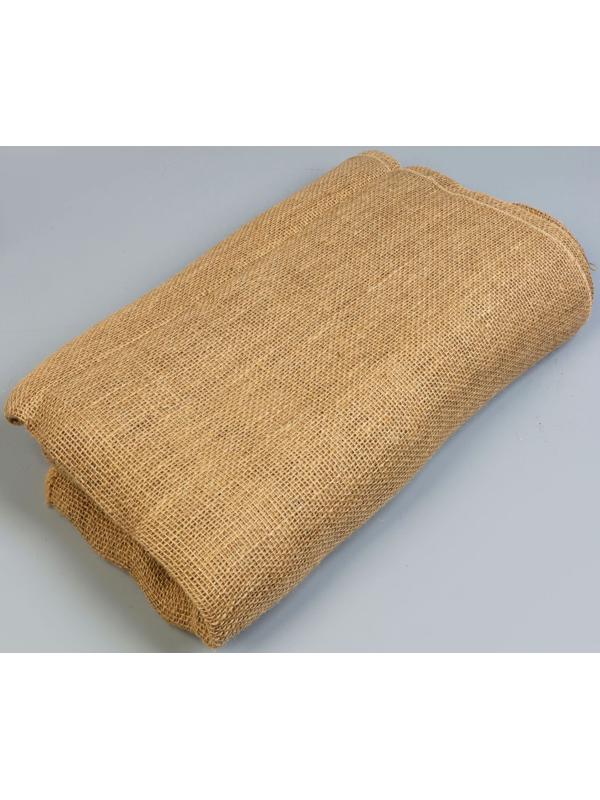 Джут натуральный, 1.1×10 м, плотность 260 г/м², плетение 35×30 нитей