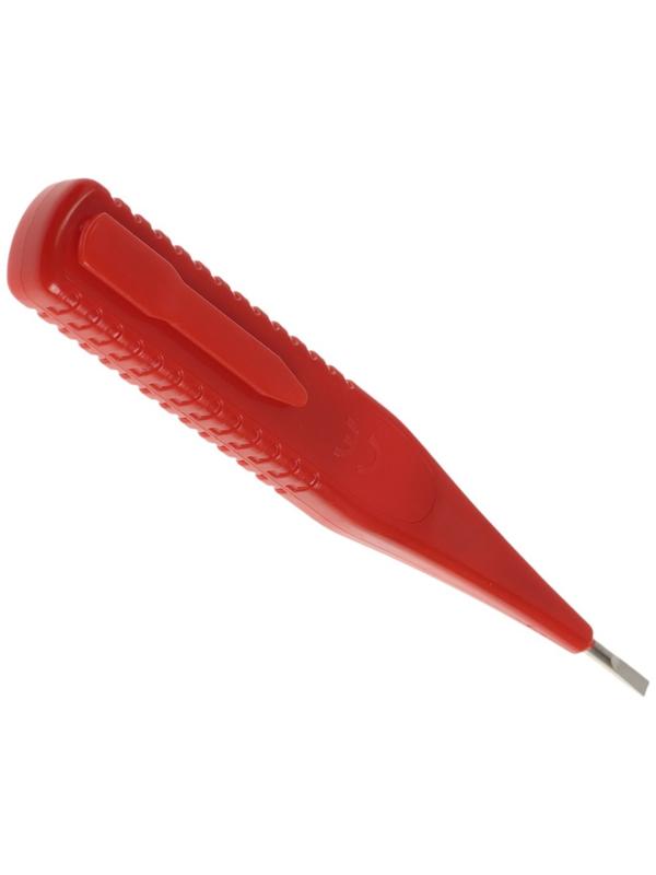 Отвертка индикаторная ТУНДРА, жидкокристаллический дисплей, световая индикация, 12 - 220 В