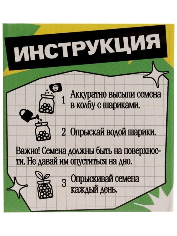 Набор для опытов «Выращиваем травку», своими руками, зеленый
