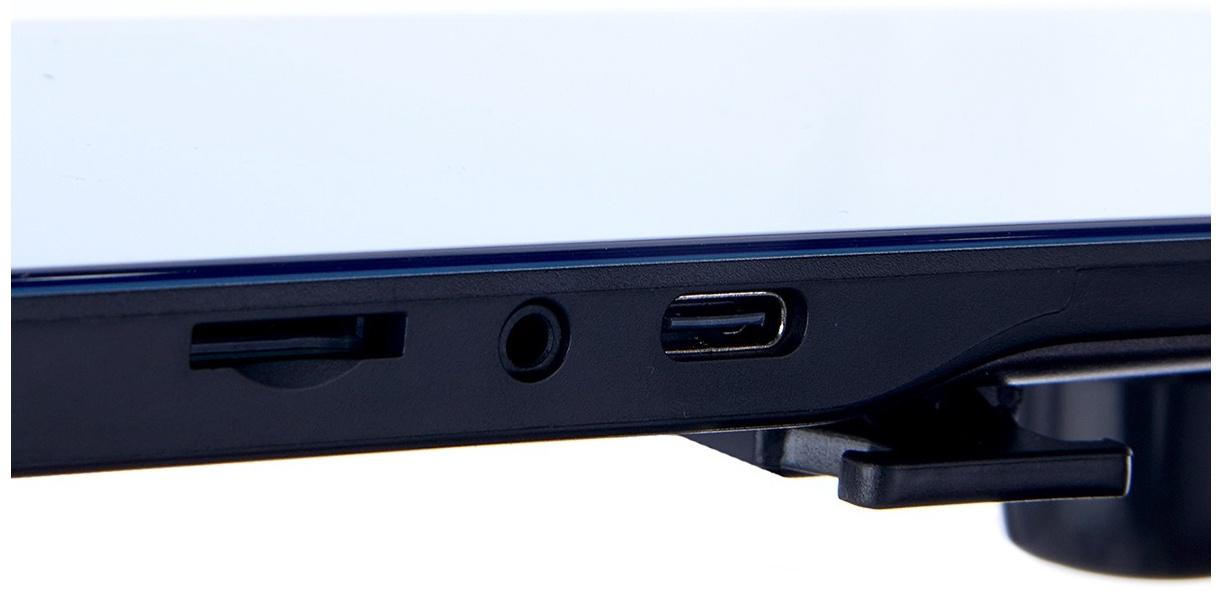 Водительское зеркало Hoco DV4-4.5 дюймов, камера заднего вида и видеорегистратор, HD, чёрный