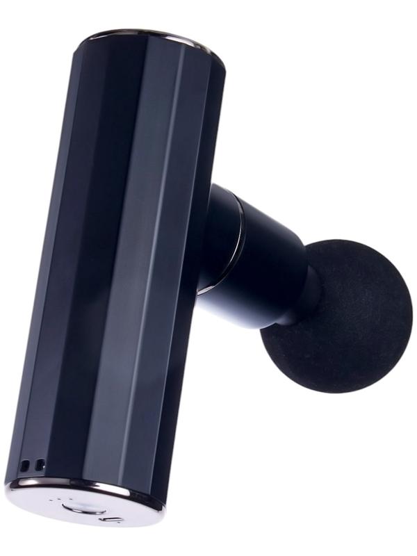 Массажёр для тела Hoco HP50, перкуссионный, 4 режима, 4 насадки, 3200 об/мин, чёрный