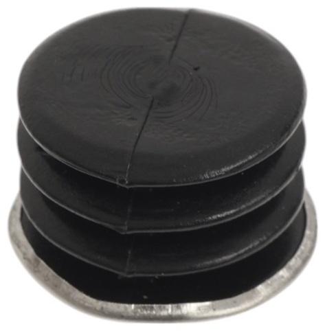 Заглушка для трубы, ТУНДРА, хром, d=25 мм