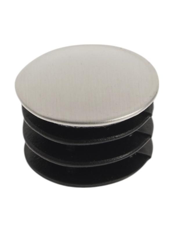 Заглушка для трубы, ТУНДРА, хром, d=25 мм