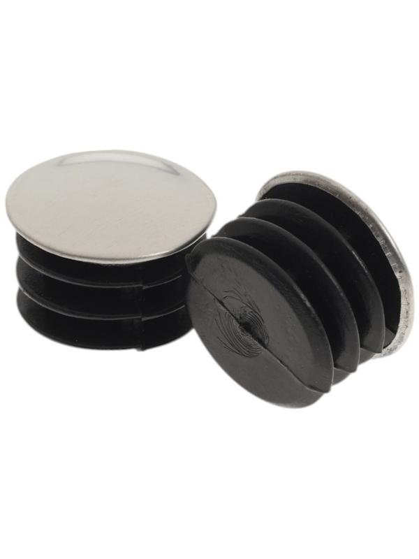 Заглушка для трубы, ТУНДРА, хром, d=25 мм