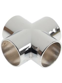 Муфта с 4-мя направлениями ТУНДРА, Х-образная, d=25 мм