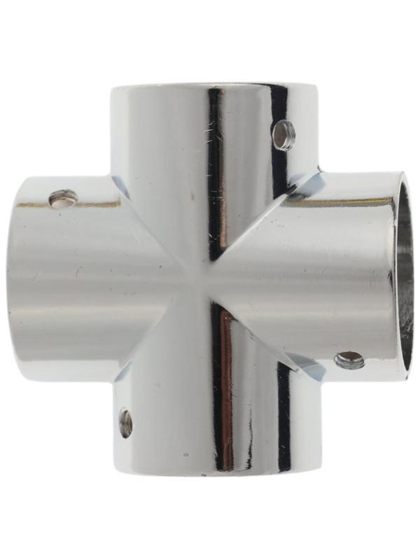 Муфта с 4-мя направлениями ТУНДРА, Х-образная, d=25 мм