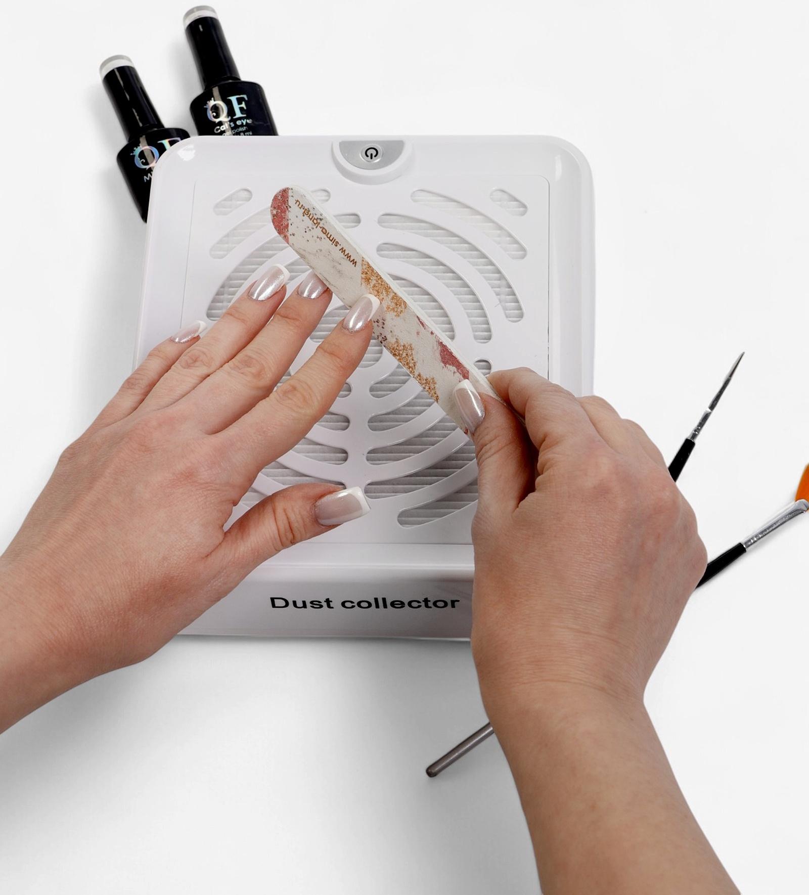 Пылесос для маникюра Luazon LMP-01, 40 Вт, 1 фильтр, 220 В, белый