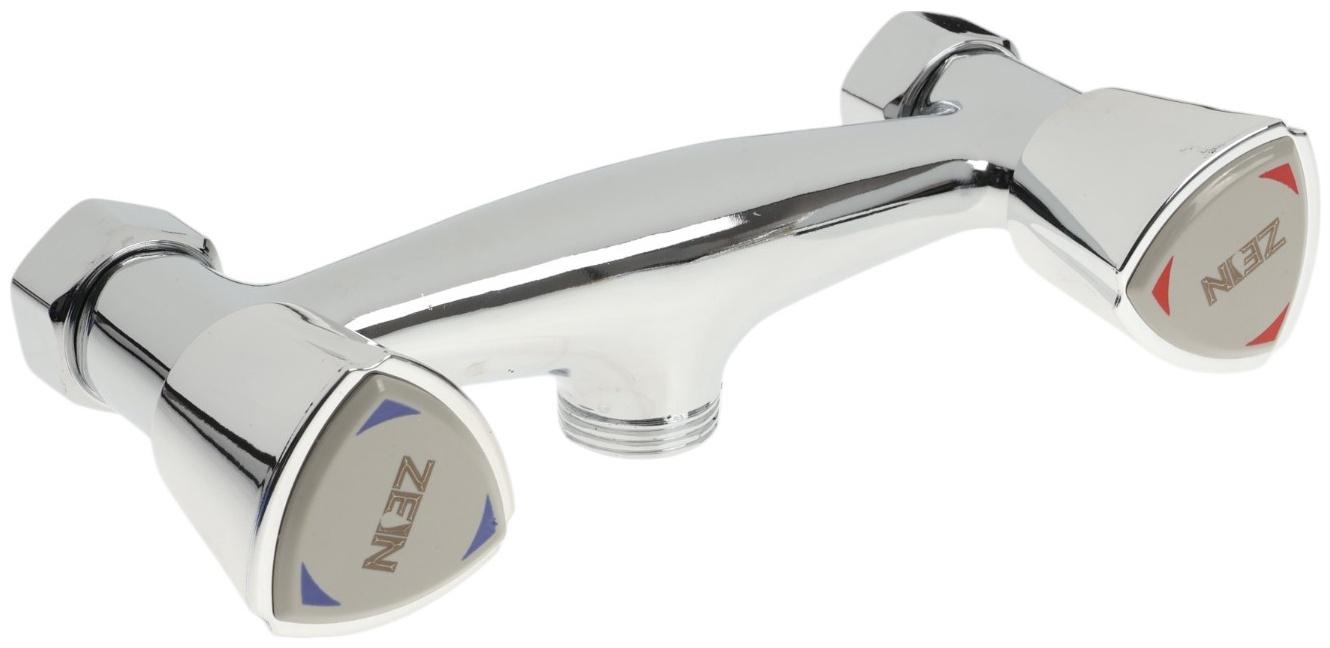 Смеситель для душа ZEIN Z4196, однорычажный, шланг 150 см, лейка 5 режимов, хром